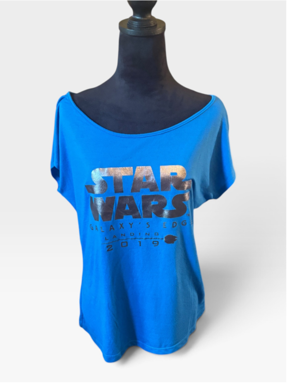 Disney Parks Star Wars Galaxy's Edge Blue Women's Shirt - Size M